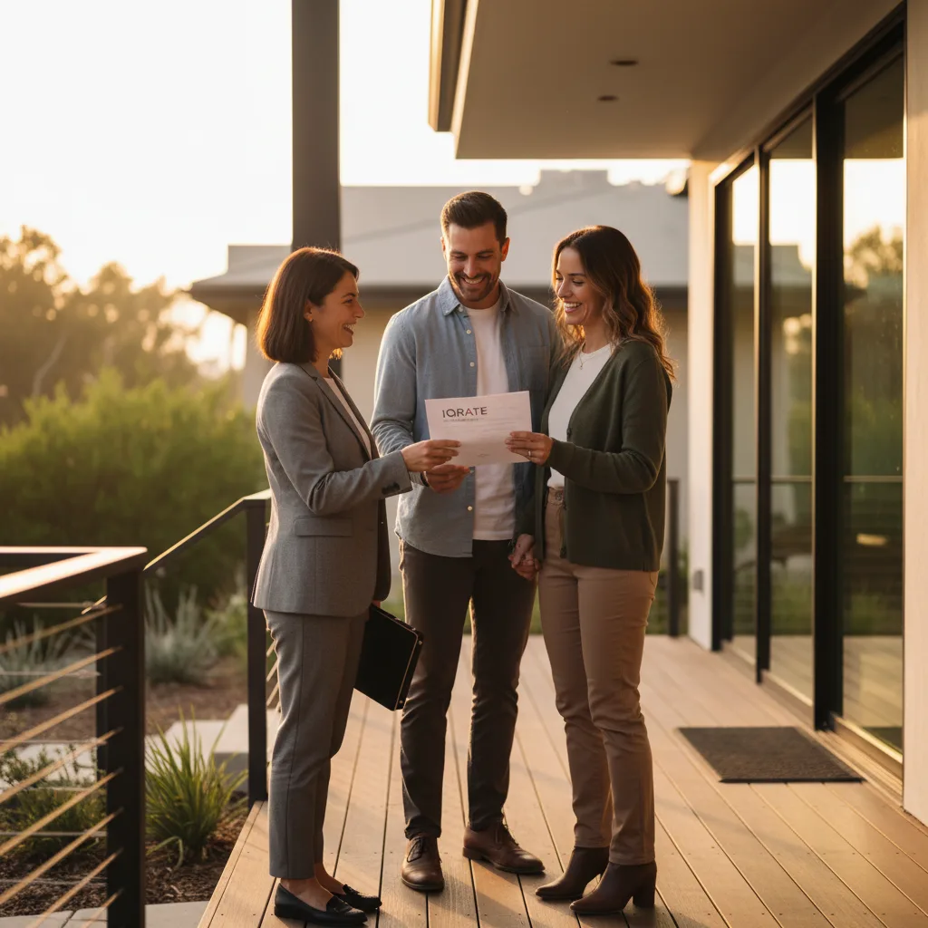 Real estate team collaborating on a CRM dashboard