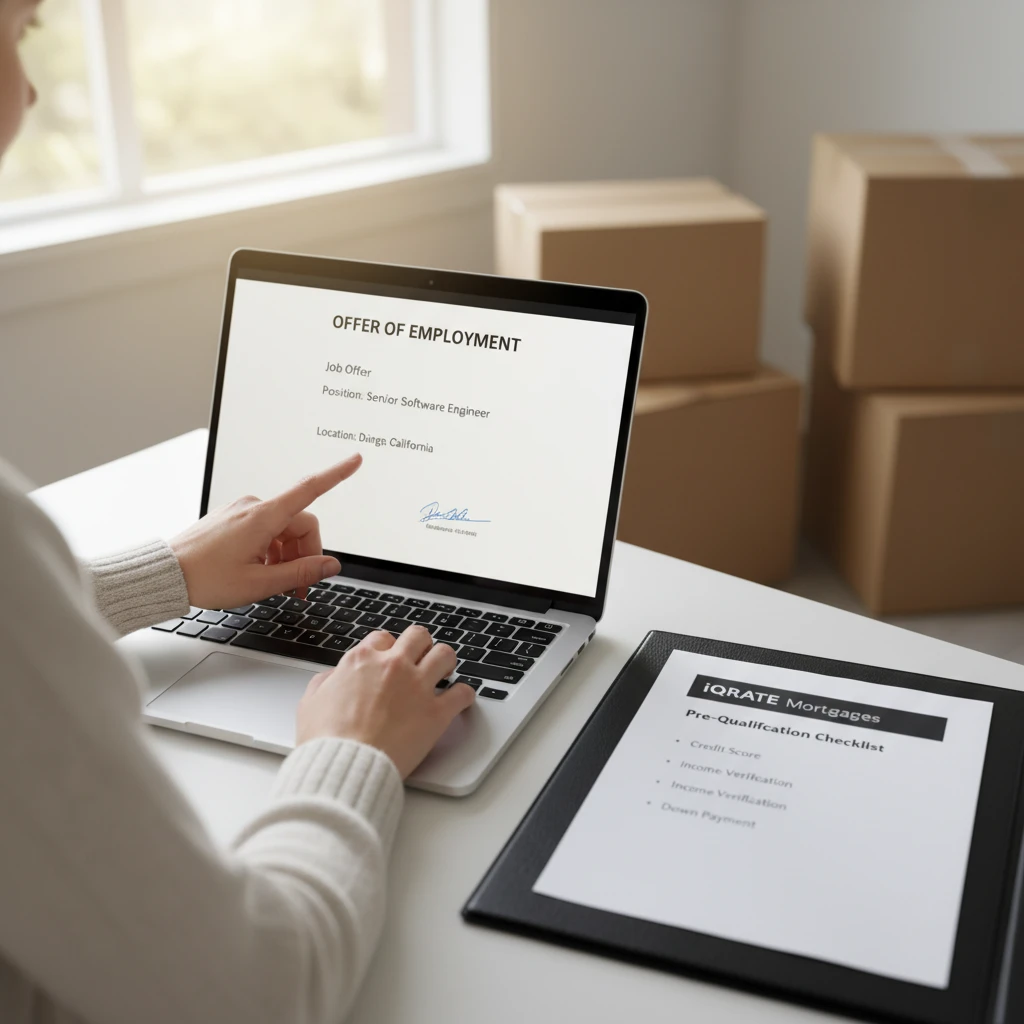 Couple calculating cash reserves needed for a mortgage