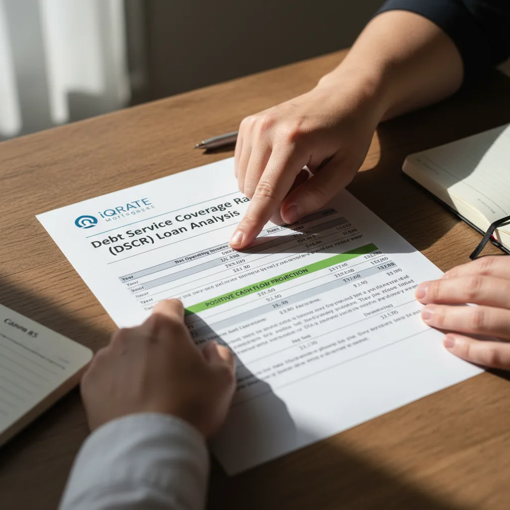 Real estate investor planning down payment requirements for a loan