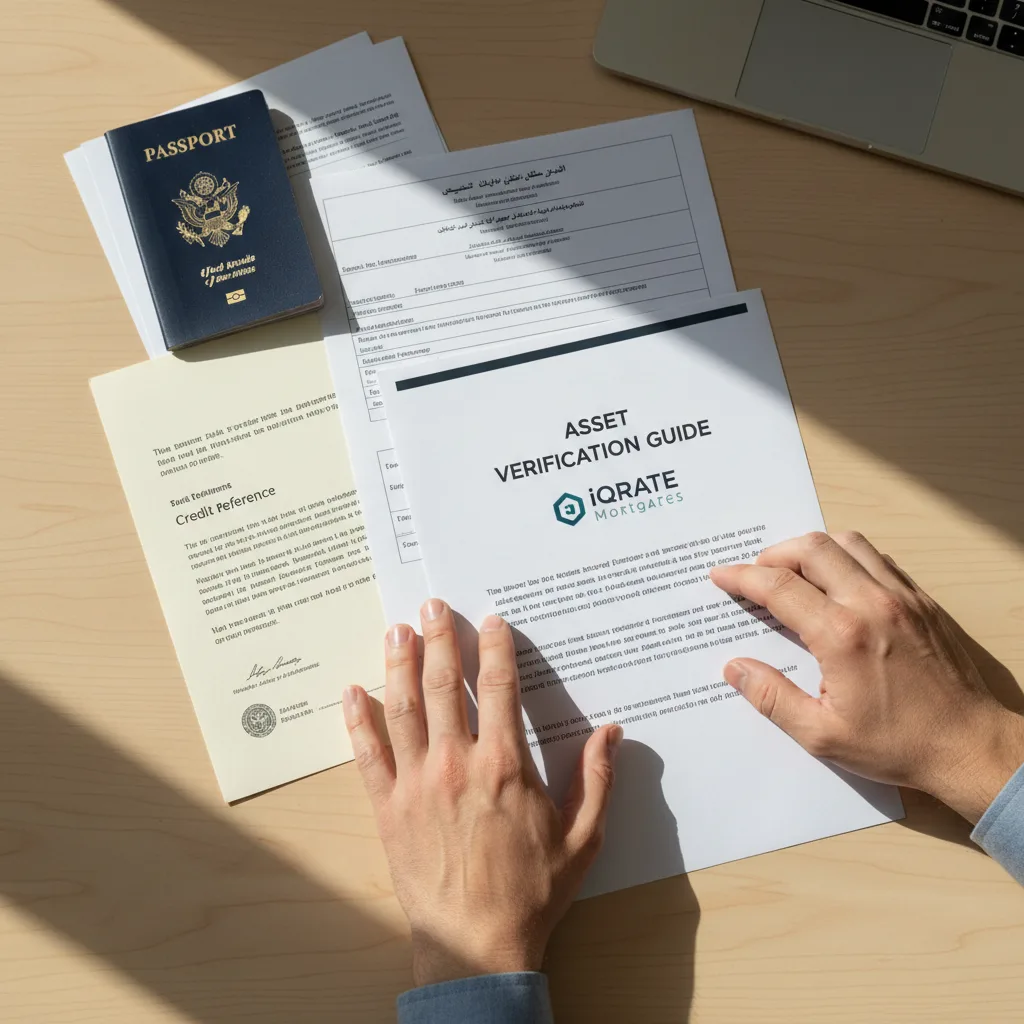 Valid passport and identification for a foreign national loan application
