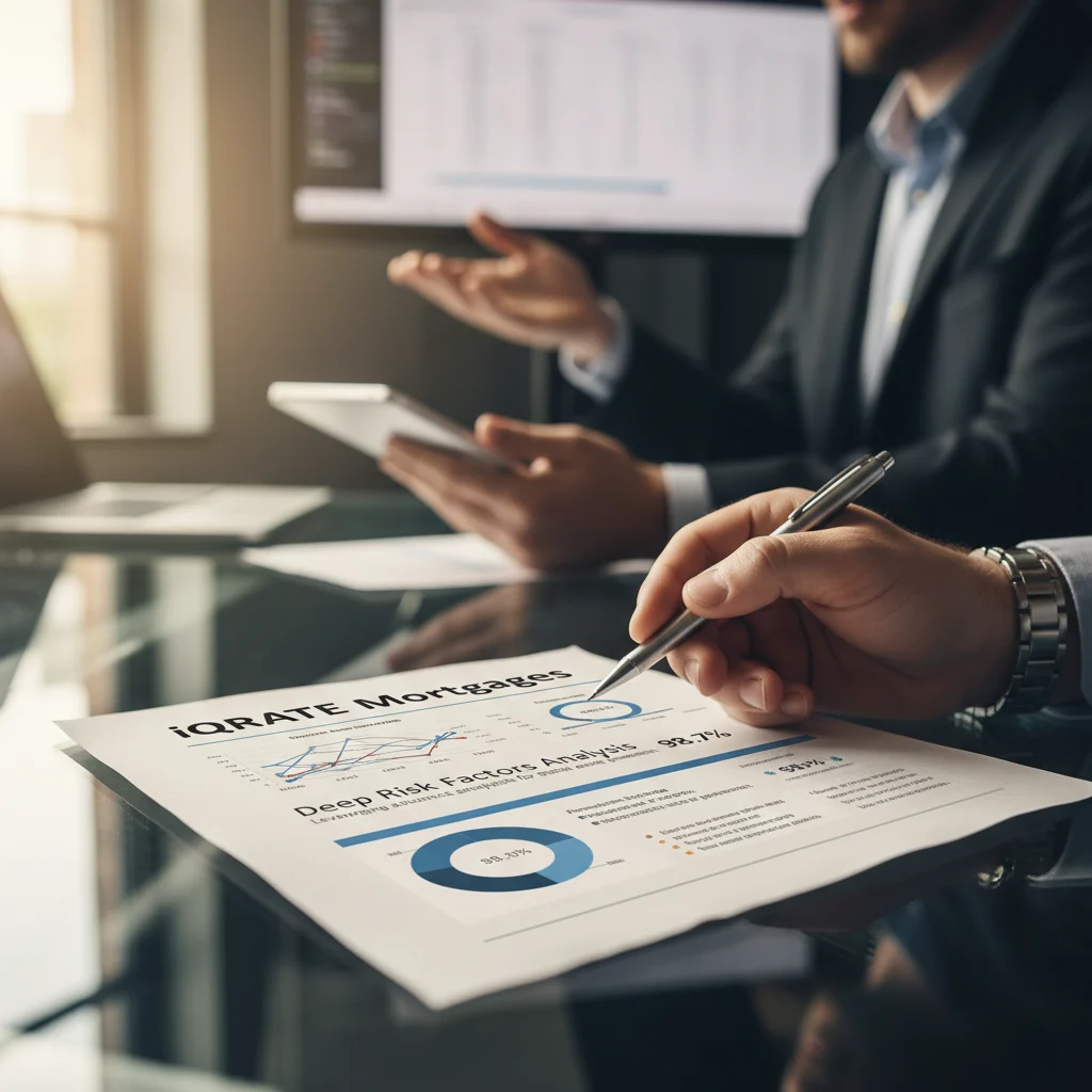 A mortgage professional vetting loan documents for accuracy.