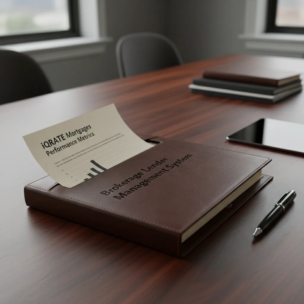 Lender compliance dashboard showing performance metrics