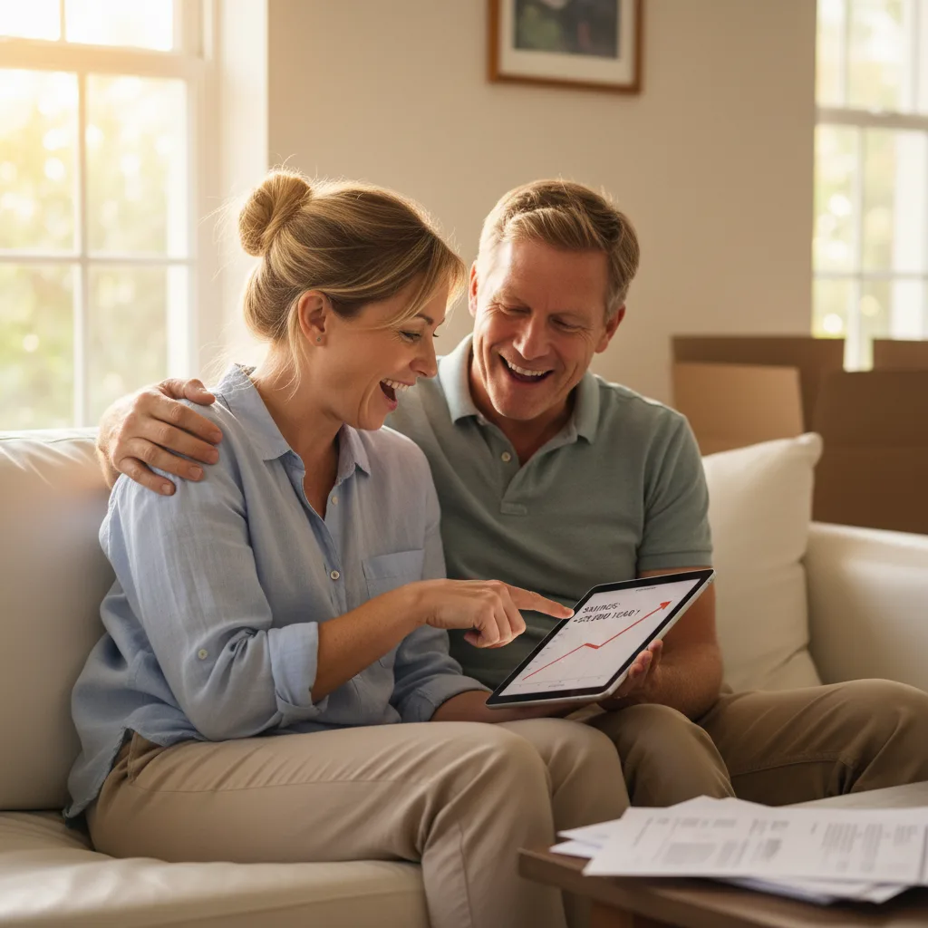 Veteran reviewing mortgage refinance documents