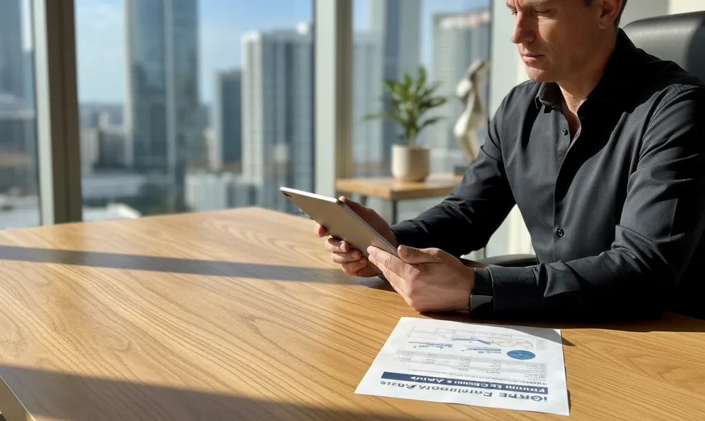Investor analyzing Florida portfolio costs with iQRATE.