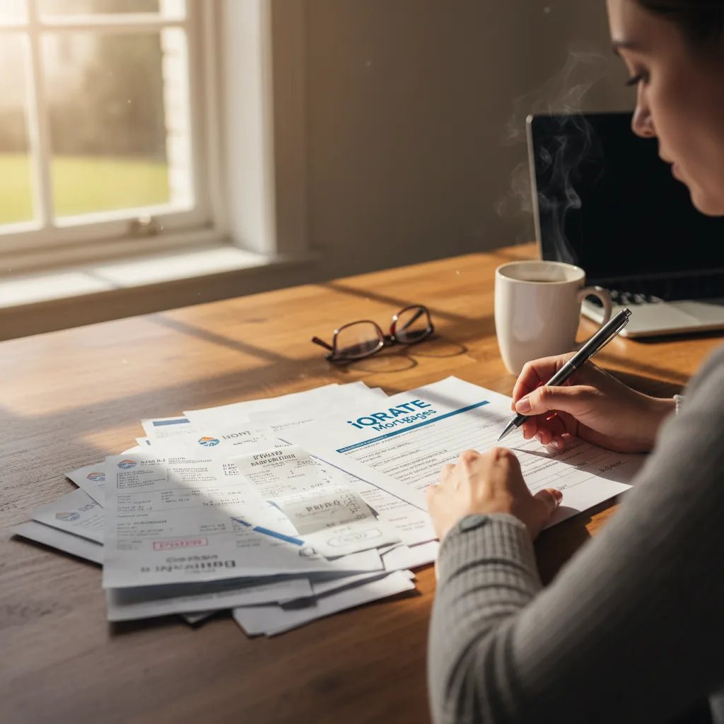 Gathering documents like rental history and utility bills for a mortgage application