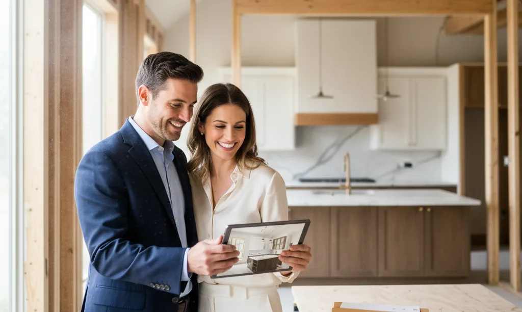 Couple planning luxury kitchen remodel in Texas.