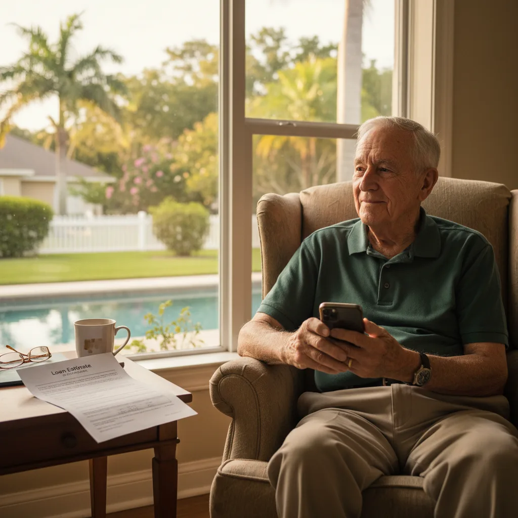 A person carefully reviewing a Loan Estimate document to find hidden fees.