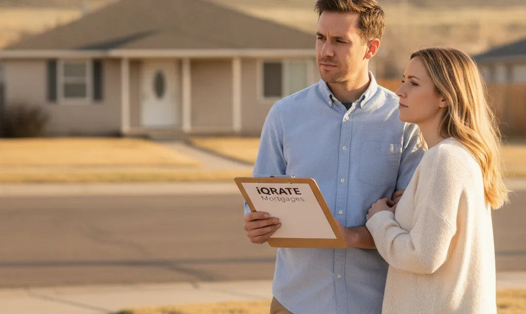 Couple strategically planning their first Reno investment property.
