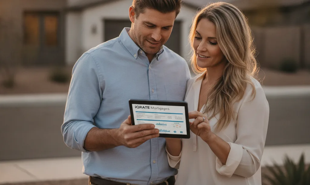 Couple planning investment property loan in Nevada.