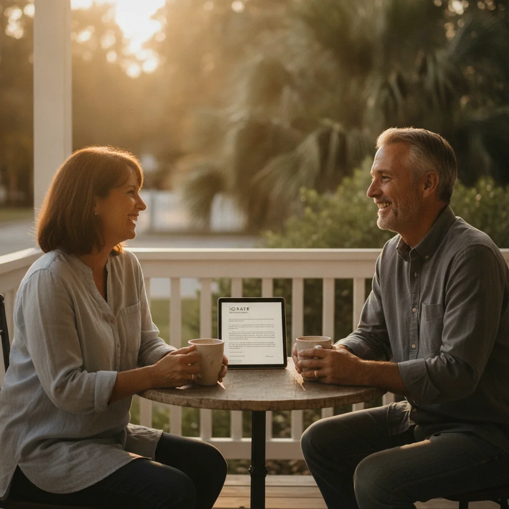 Veteran reviewing VA mortgage documents for red flags