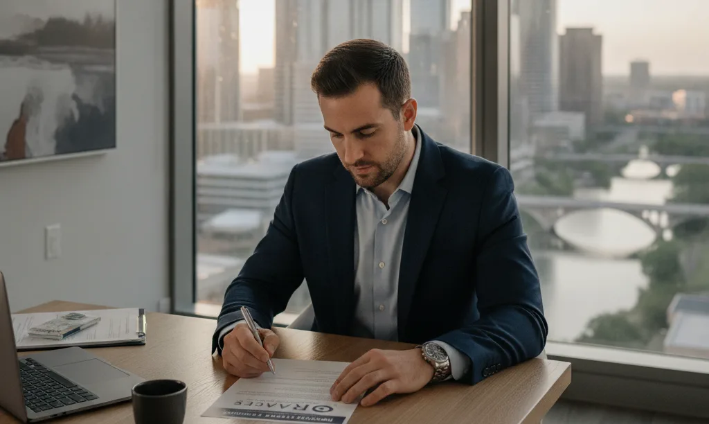 Investor reviews iQRATE Mortgages loan in Austin high-rise.