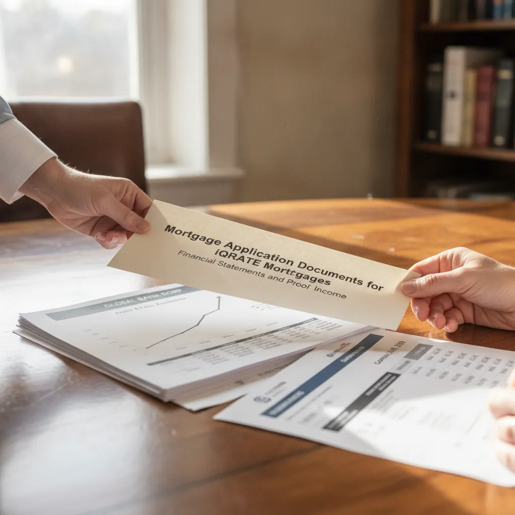 Business professional reviewing corporate structure change