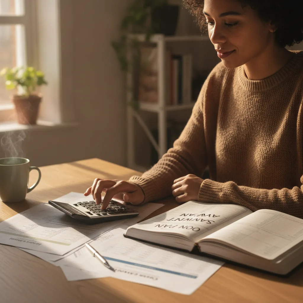 A person reviewing their credit report on a laptop to find errors.