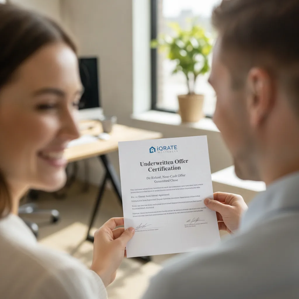 A certified home offer document providing security.