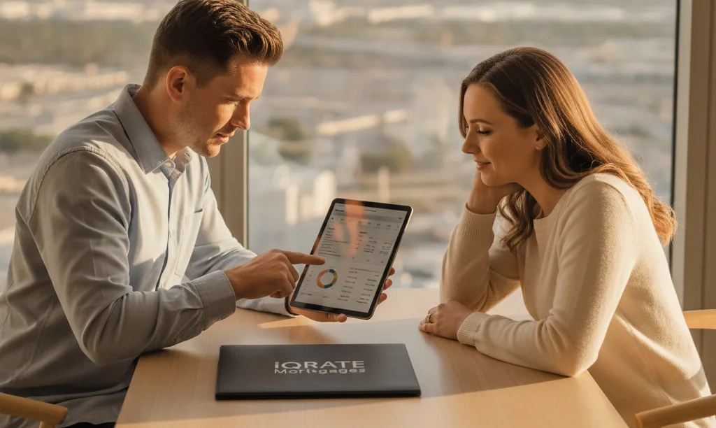 A couple planning their Las Vegas condo financing.
