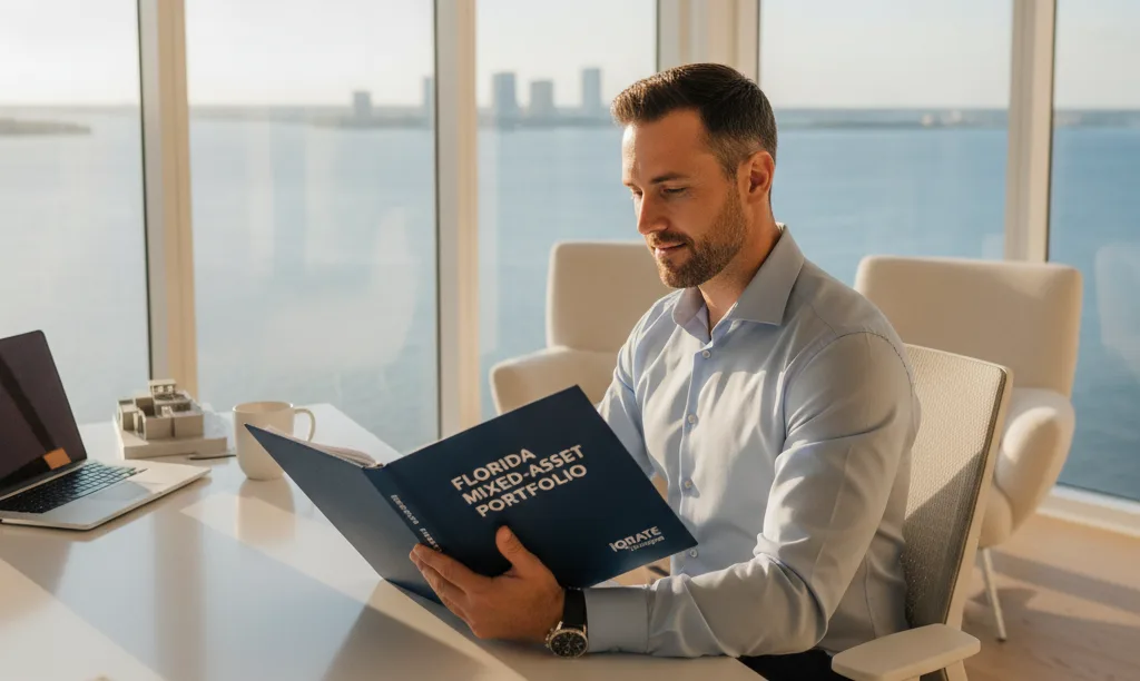Investor reviews Florida portfolio with iQRATE Mortgages.