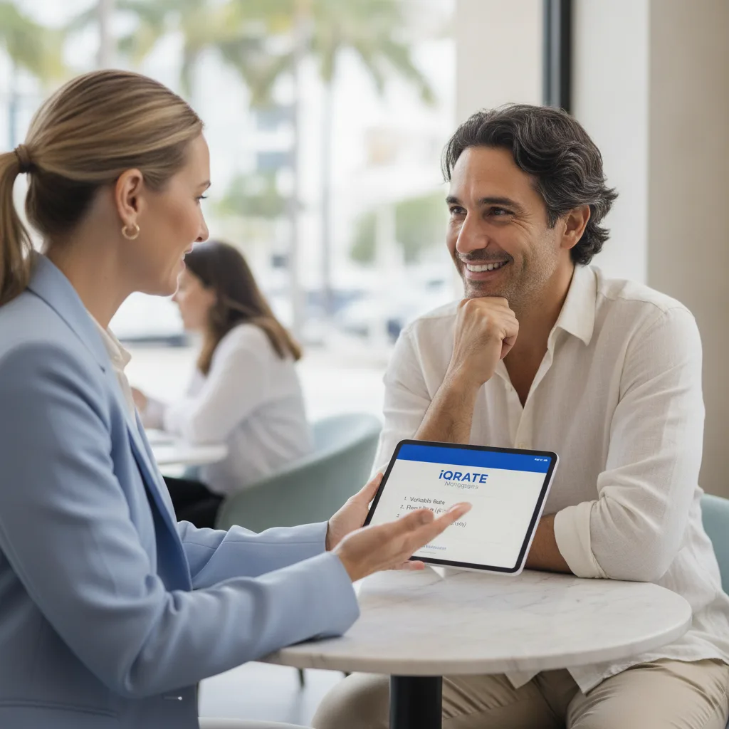 E-2 visa holder reviewing mortgage documents