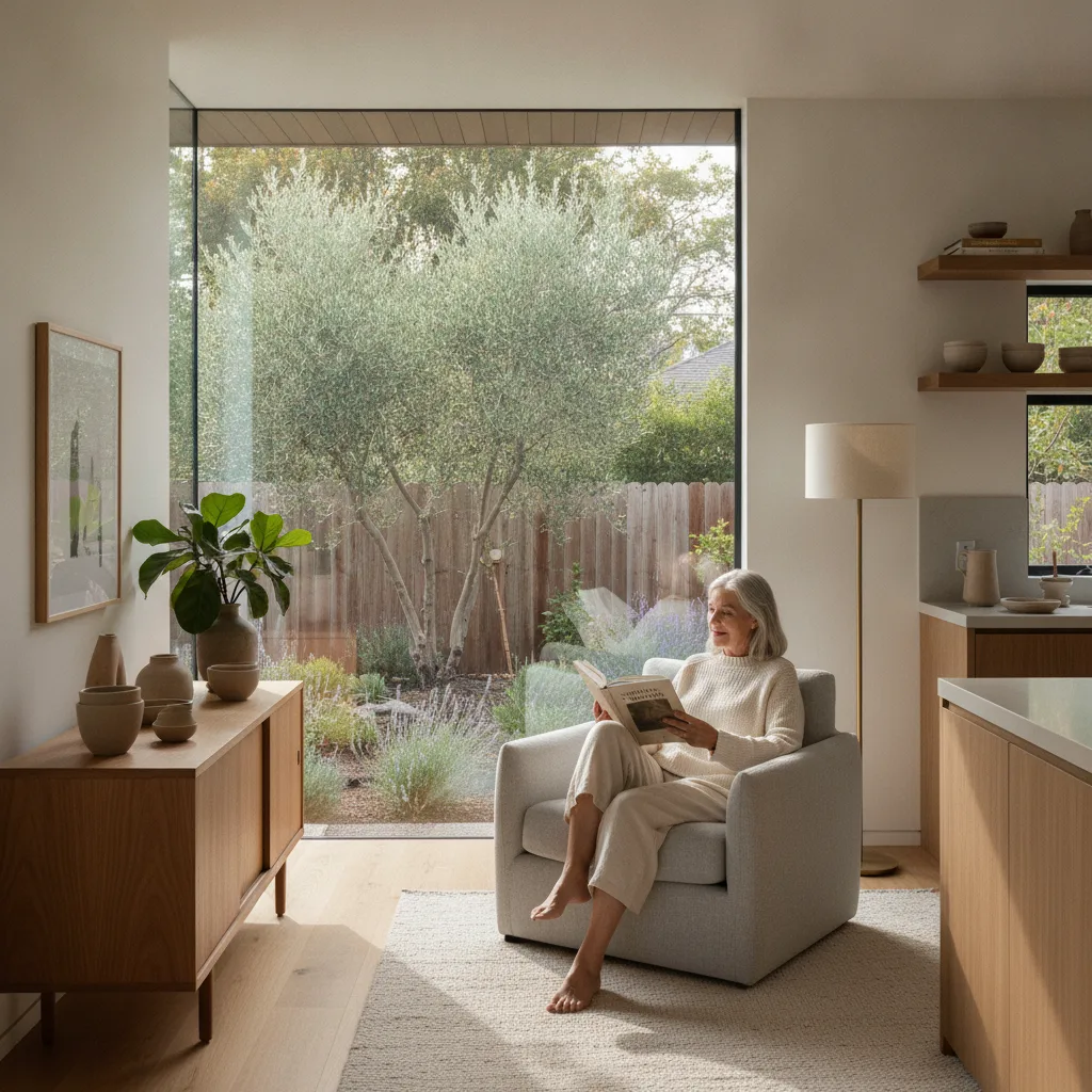 A modern California home with an attached in-law suite
