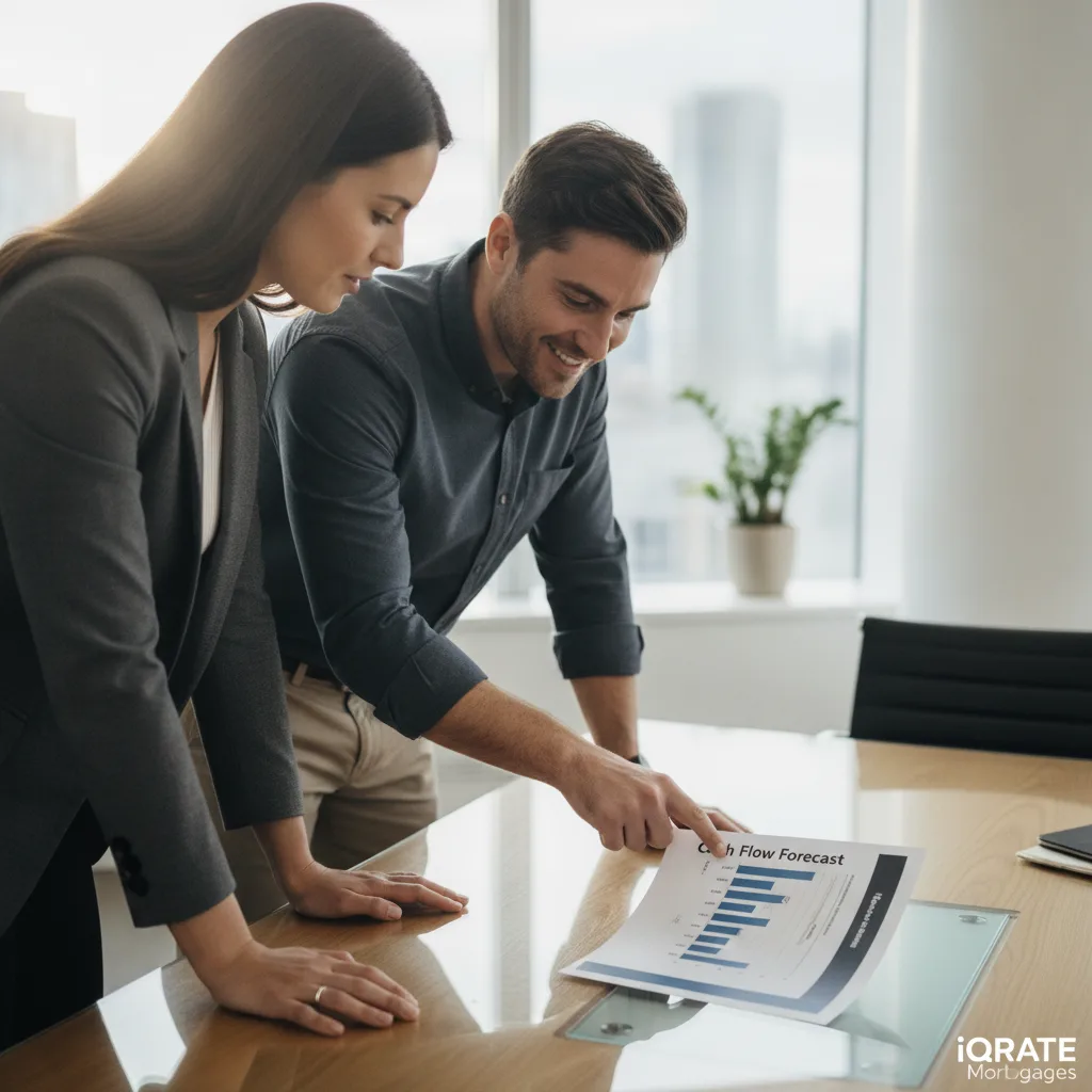 Real estate professional feeling the stress of unpredictable cash flow.