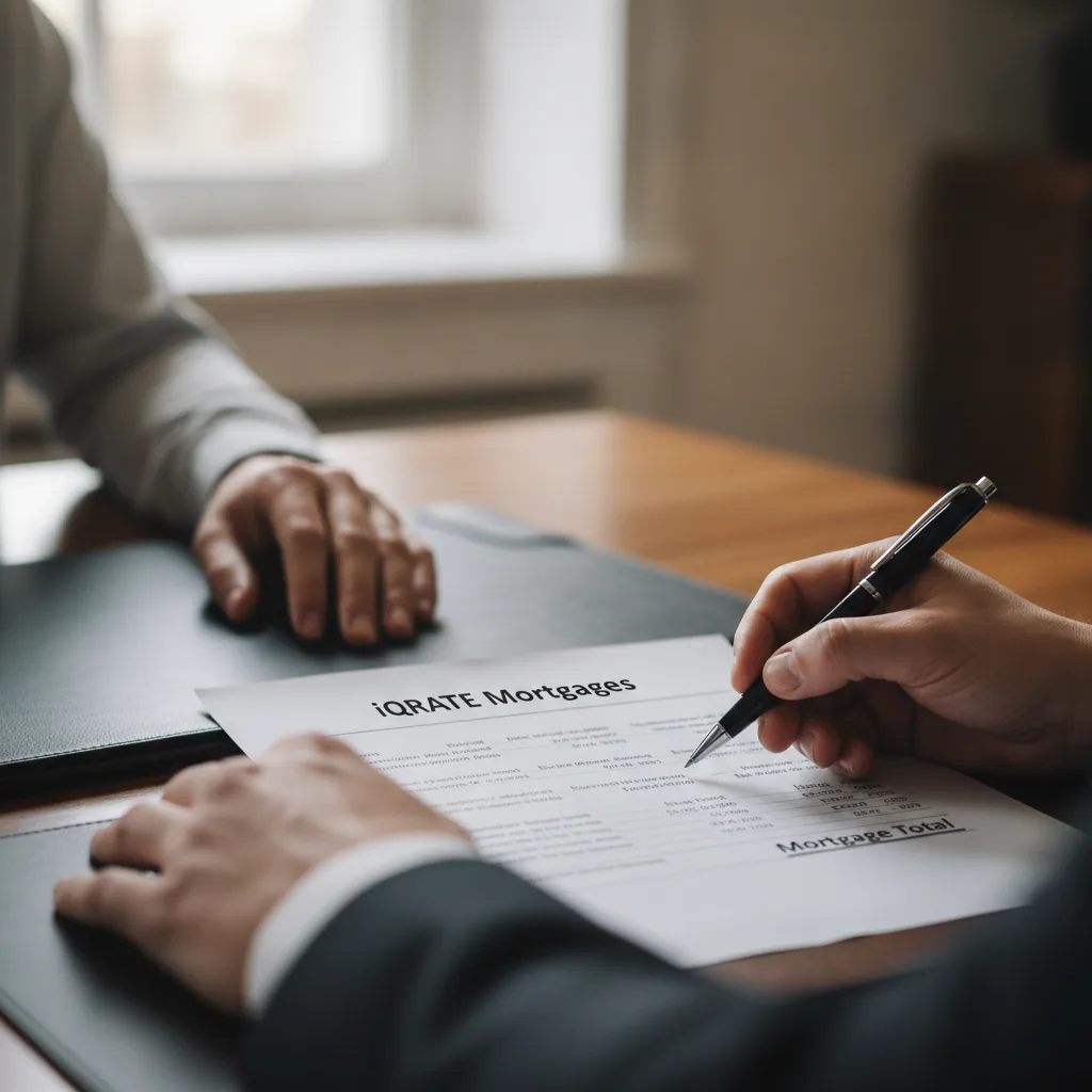 Couple reviewing mortgage documents with concern over escrow.