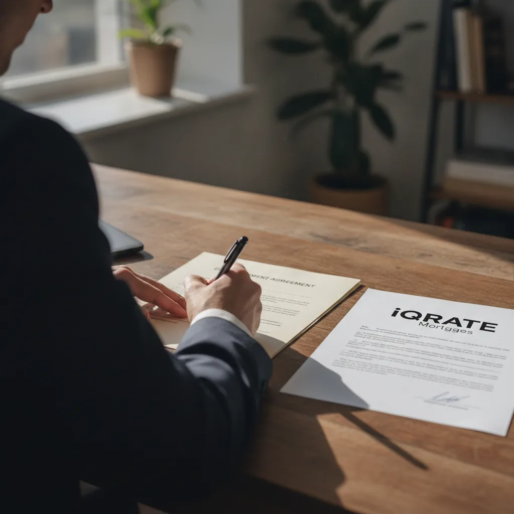 Essential documents for a VA loan application being reviewed.