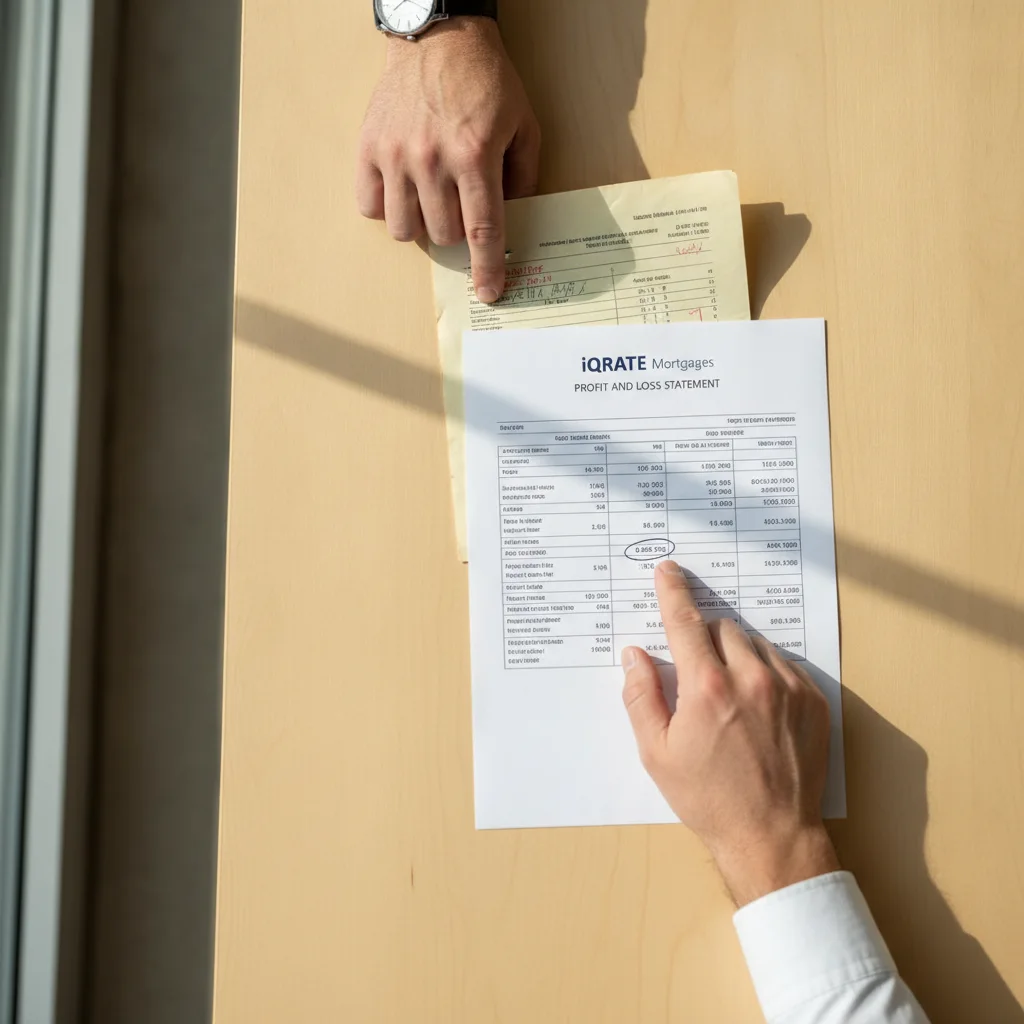 Verifying income on a business P&L statement for a mortgage