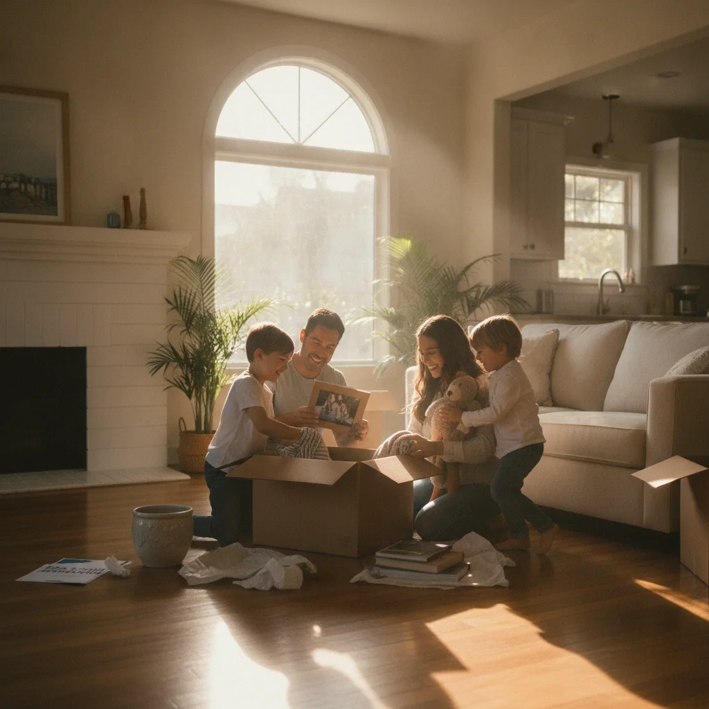 A person reviewing mortgage application documents
