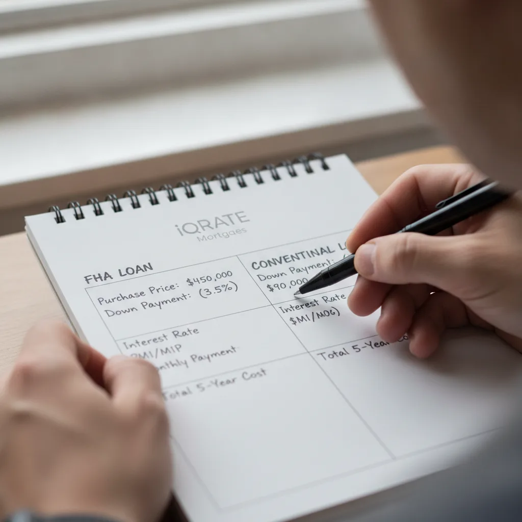 Comparing FHA and Conventional loan documents