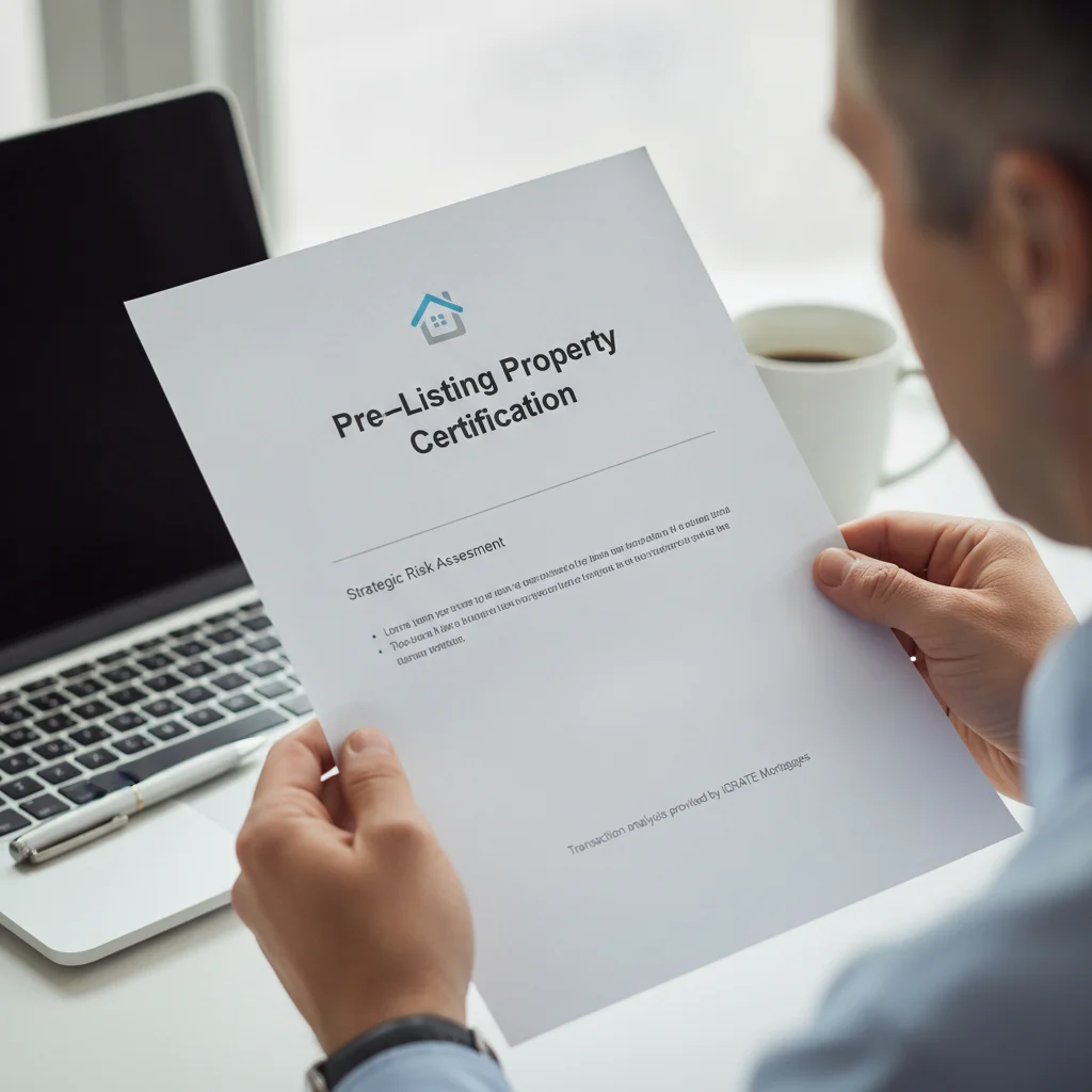 A data-driven property report for a real estate listing presentation