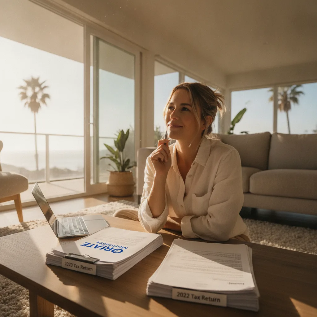 Mortgage underwriter reviewing S-Corporation tax returns for a home loan application.