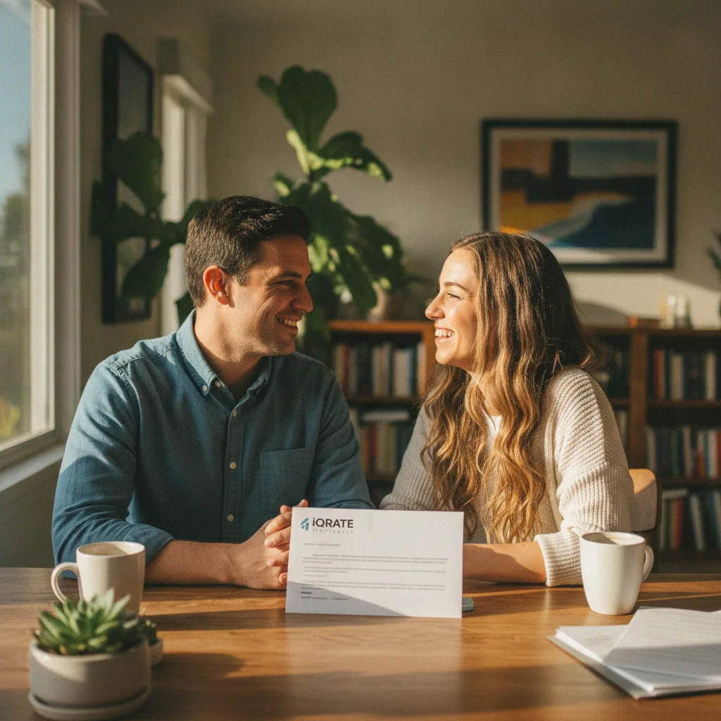 A person reviewing financial documents and tax forms for a mortgage application.