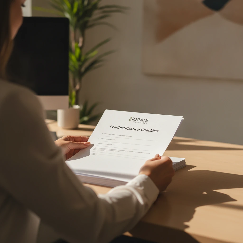 Reviewing pre-certified property documents