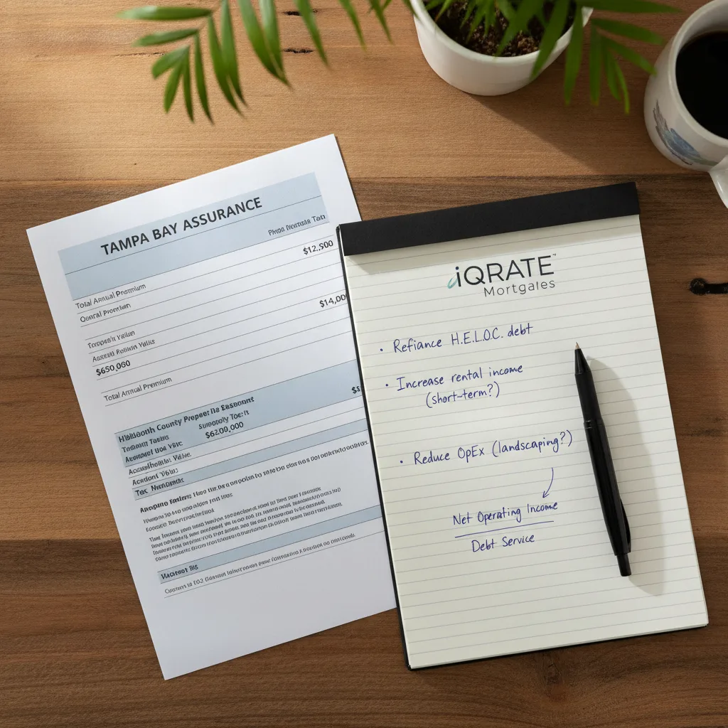 A mortgage strategist reviewing loan documents to find flexible lender requirements.