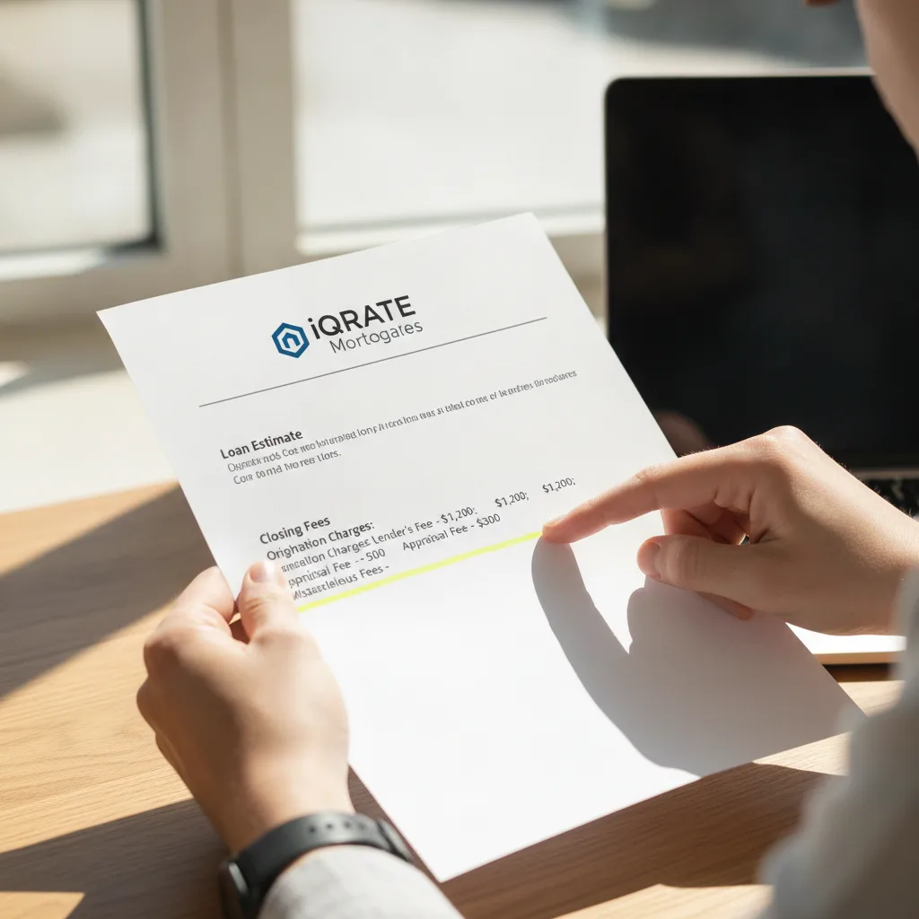 Reviewing a Loan Estimate for hidden fees