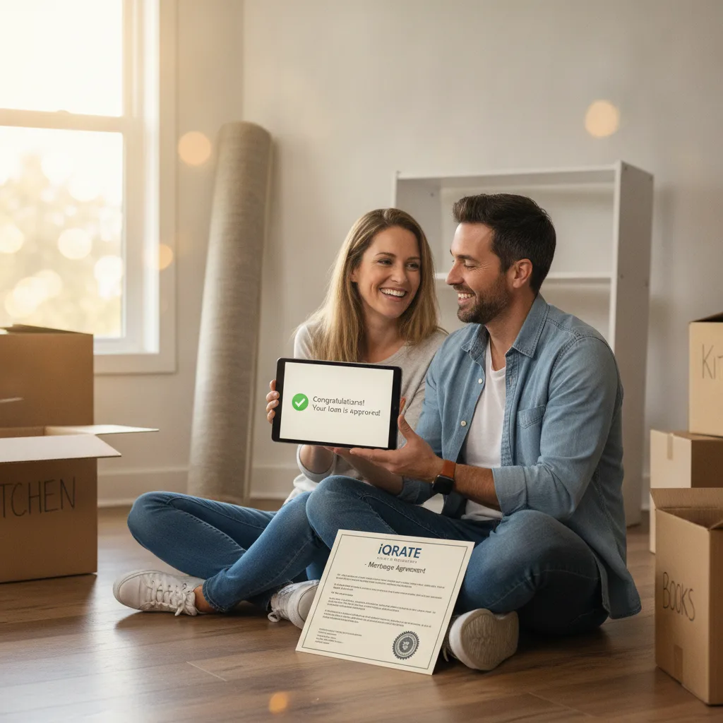 Family members discussing a home purchase