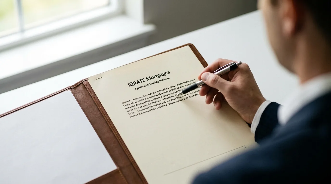Mortgage partners discussing a transparent process