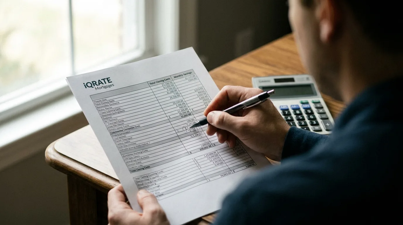 A person reviewing loan documents to ensure they meet VA guidelines.
