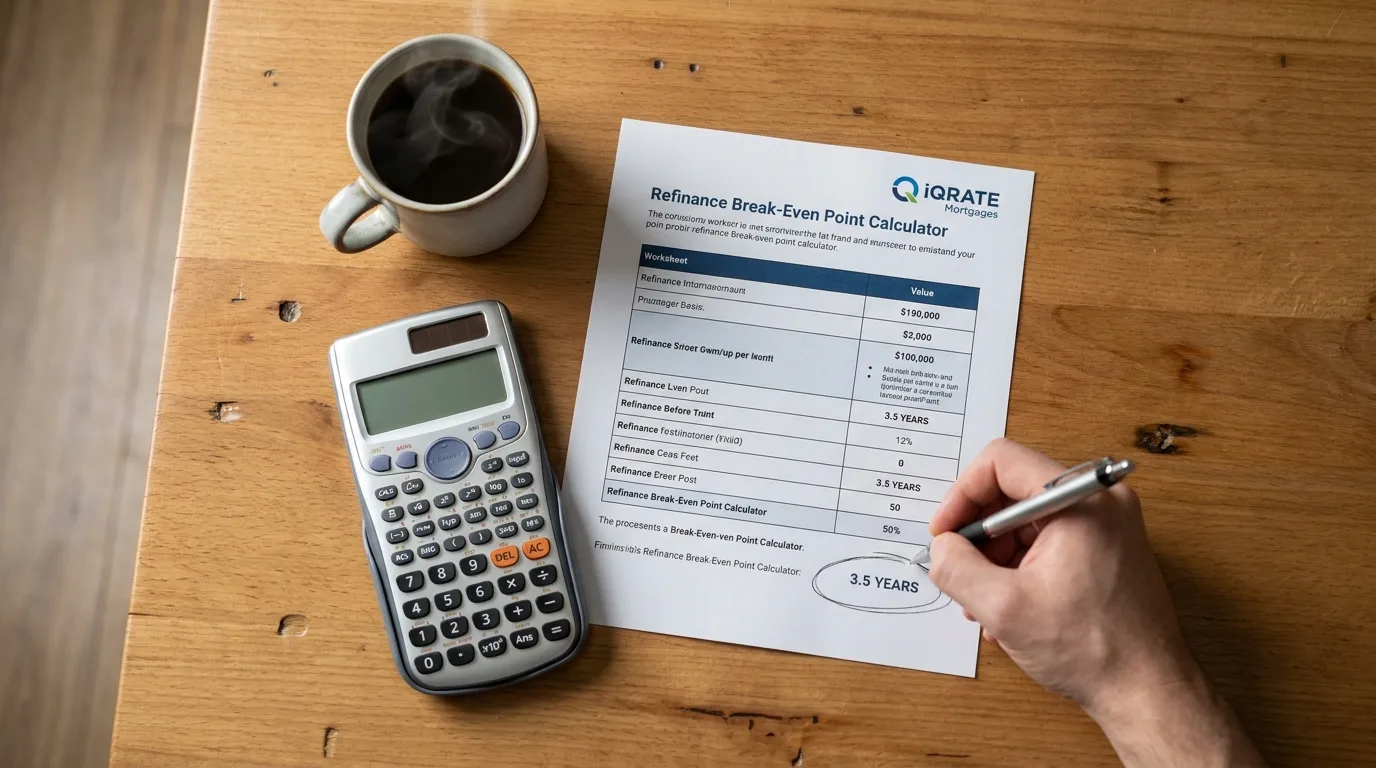 Calculating the break-even point for a mortgage refinance in Orlando.
