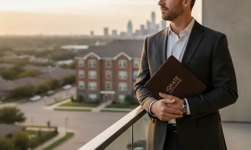 Dallas investor reviews iQRATE Mortgages property documents.