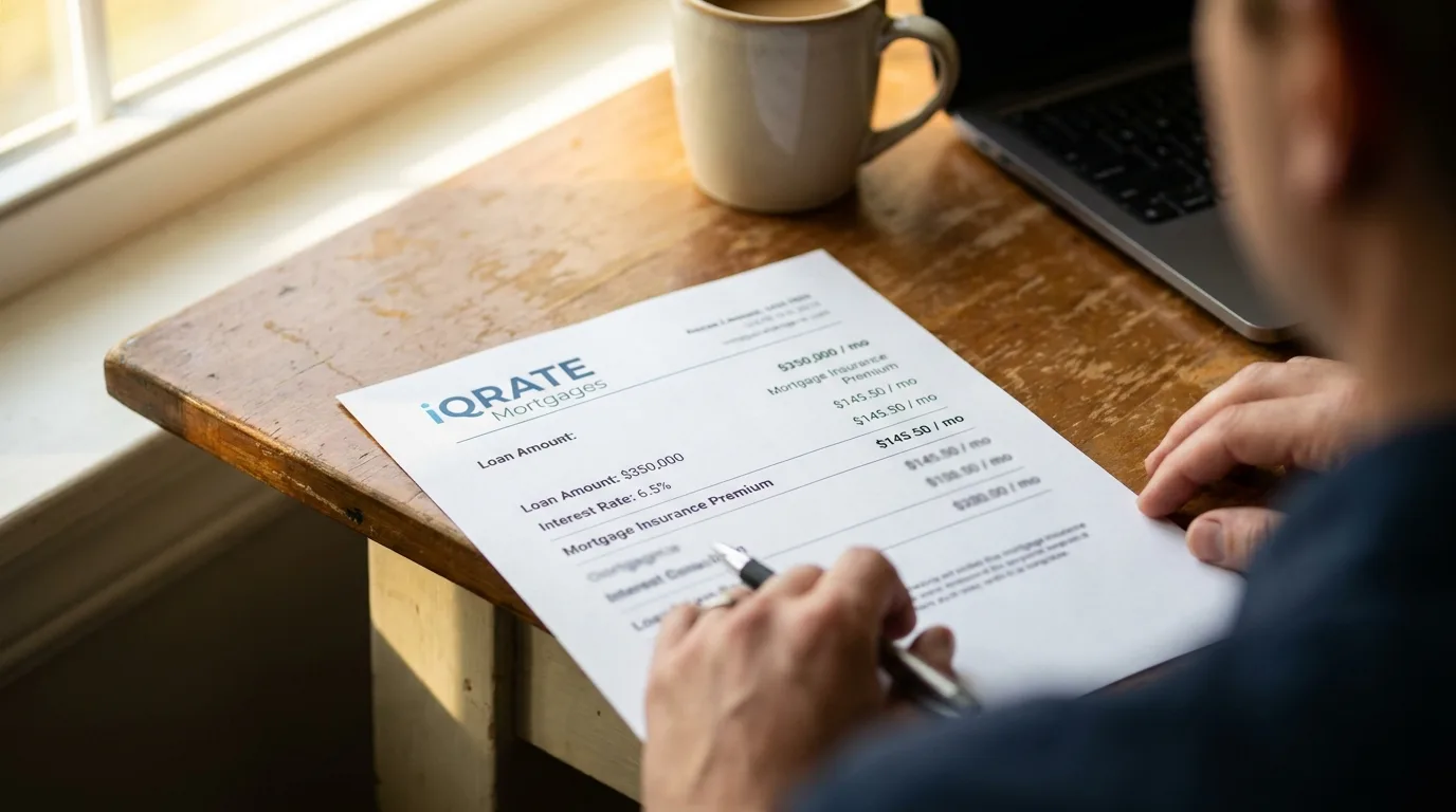 Comparing FHA vs conventional loan costs for a home purchase.
