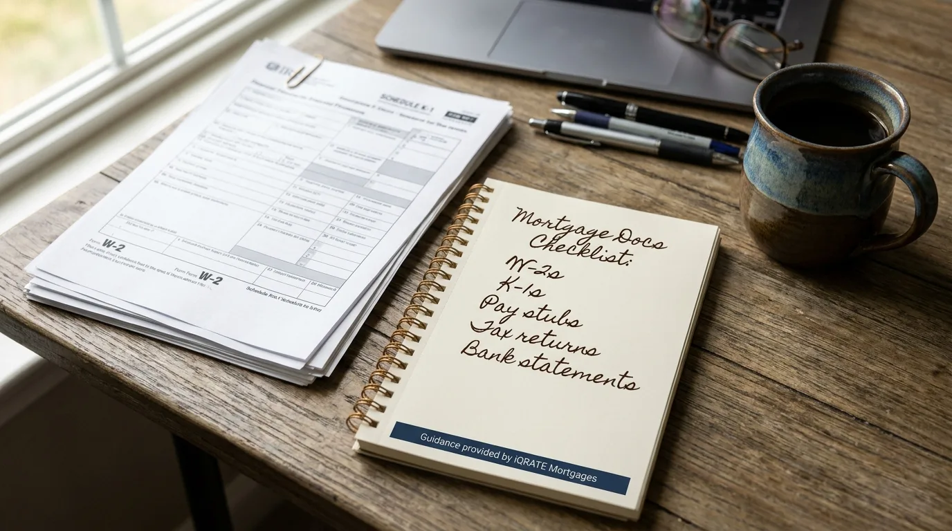 Business owner proving income stability for a mortgage application
