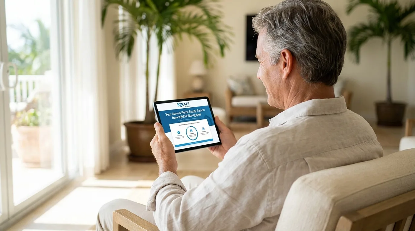 Example of a co-branded annual home equity report