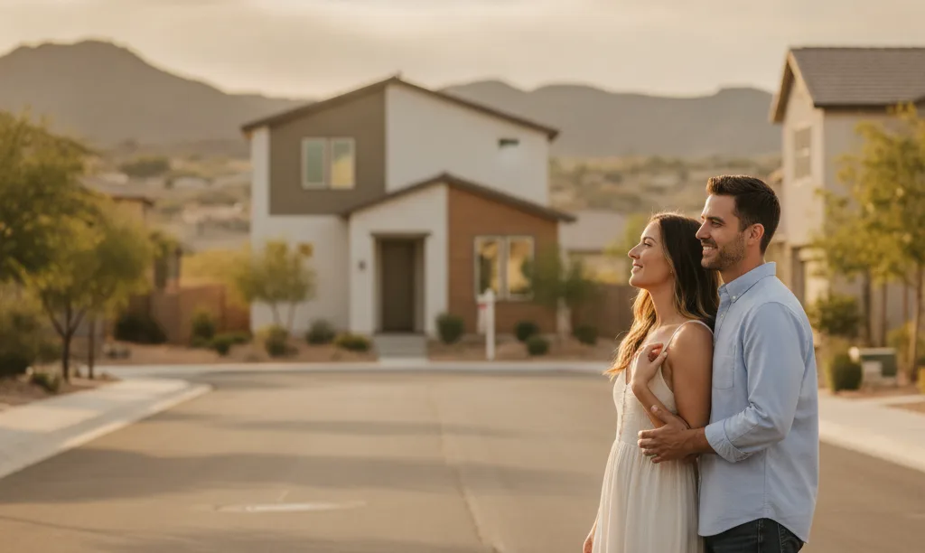 Couple hopefully looking at a Nevada home.