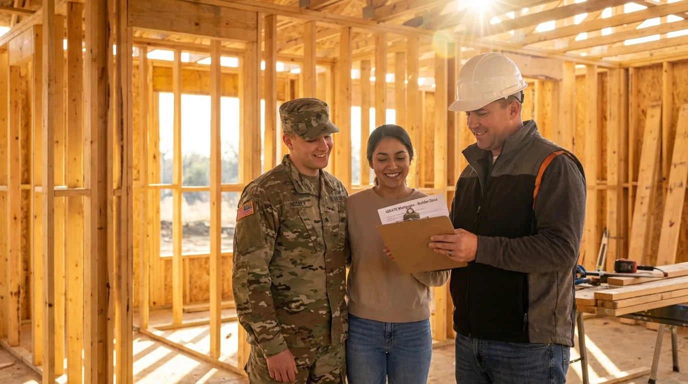 New home construction site in Texas