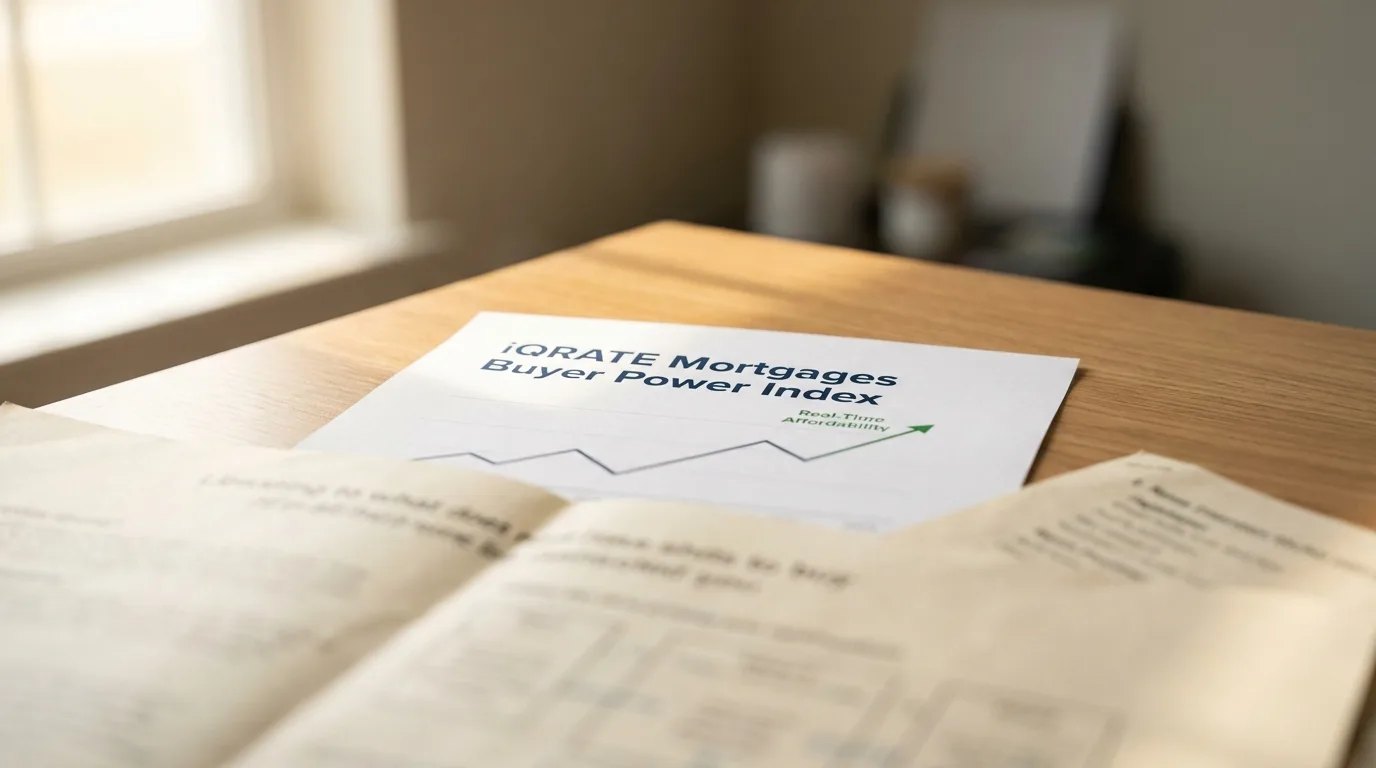 Real estate agent discussing market data with clients