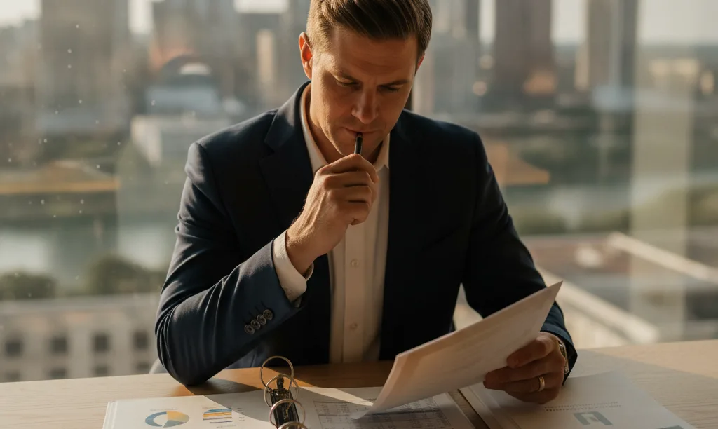 Investor comparing iQRATE Mortgages loan options in Austin.