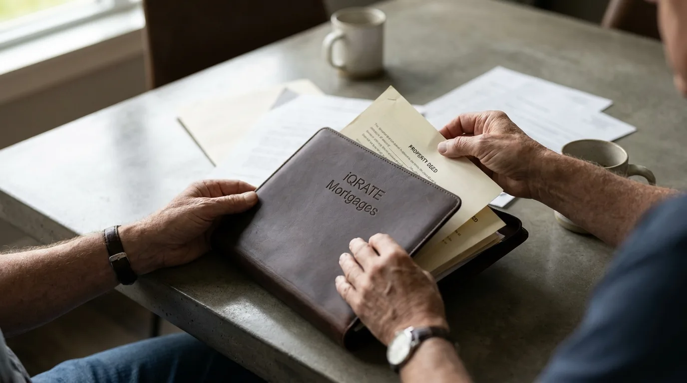 Investor reviewing loan qualification documents