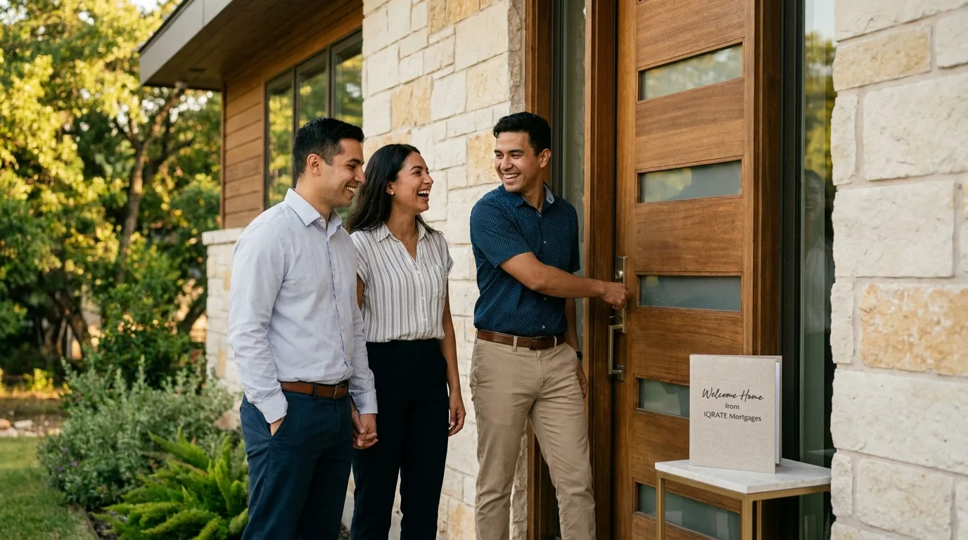 A modern home in a Texas neighborhood with a pre-certified for sale sign.