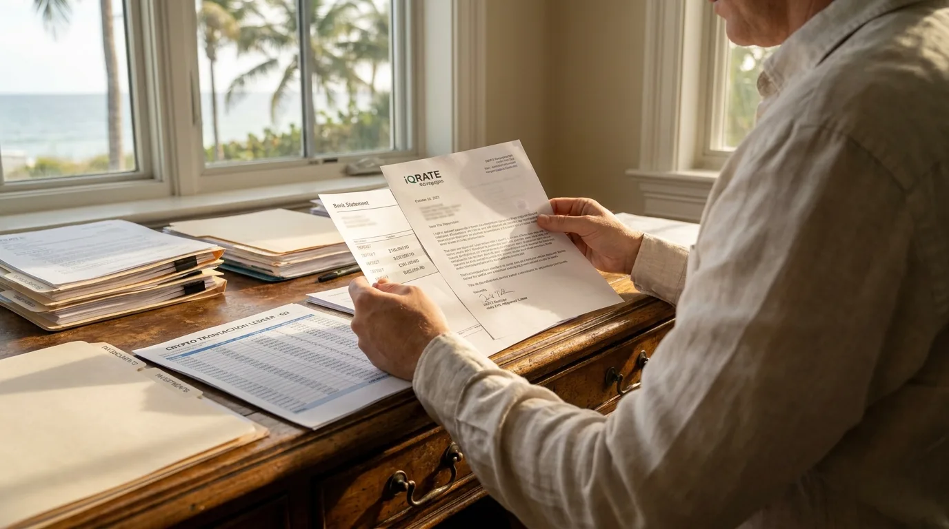 Calculating capital gains tax on cryptocurrency for a mortgage application