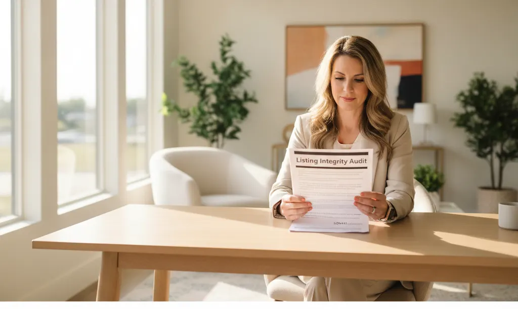 Confident Dallas realtor reviews Listing Integrity Audit.